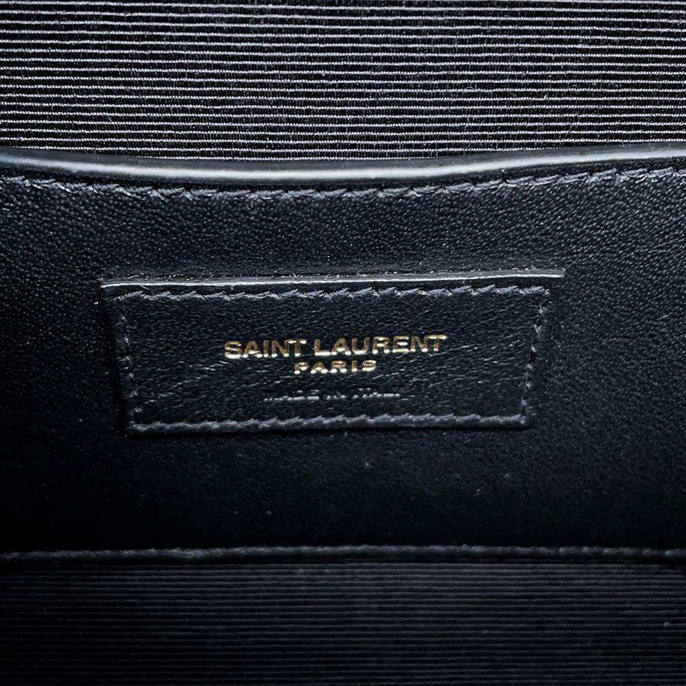 Saint Laurent Paris Chain Shoulder Bag Envelope Black - Picture 9 of 9